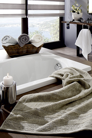 Luxurious towel EGERIA beige