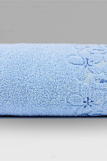 Luxury towel and bath towel BELLA light blue