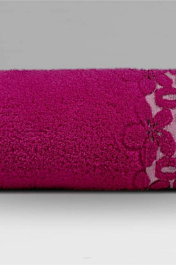 Luxury towel and bath towel BELLA fuchsia