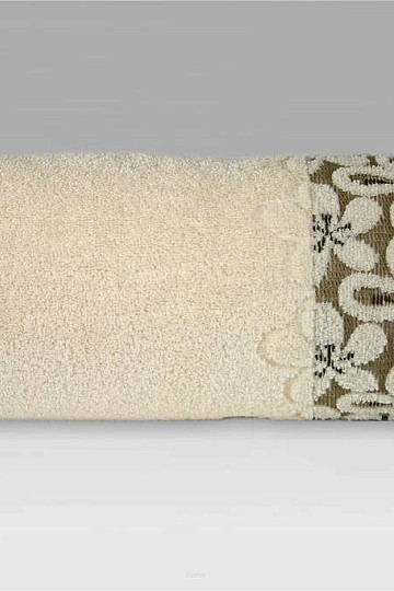 Luxury towel and bath towel BELLA cream