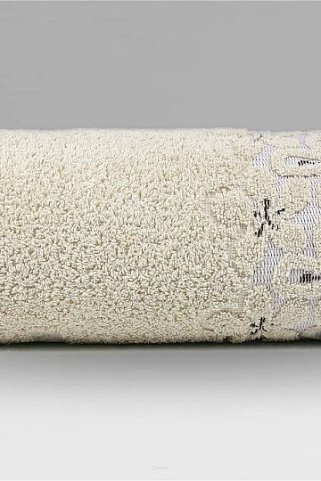 Luxury towel and bath towel BELLA beige