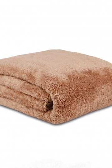 Microfiber blanket SHEEP chocolate