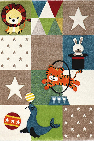 Children's piece rug CIRKUS