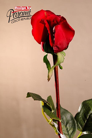 Rose bud red 70 cm