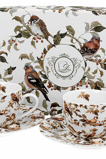 Ptaszki cup and saucer set 90 ml