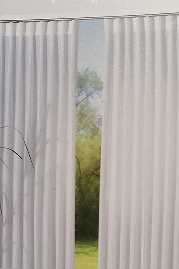 Gathering ribbon WAVE on the curtain 9 cm, 1:2
