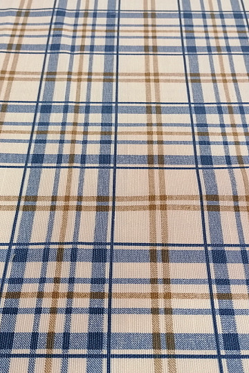 Decorative fabric LAURA - check blue
