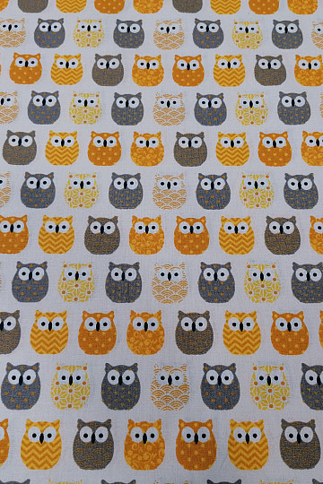 Decorative fabric MINI OWLS 3