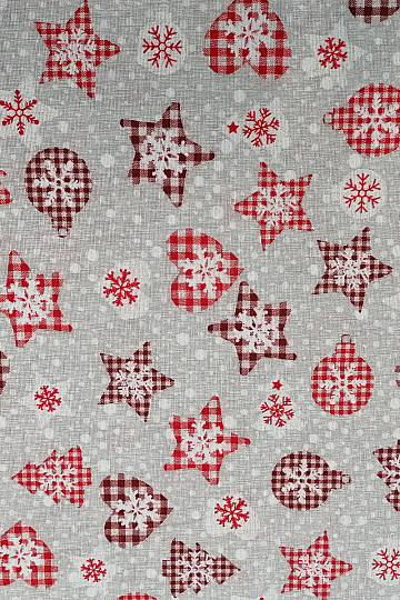 Christmas decorative fabric MIX LAPONIA