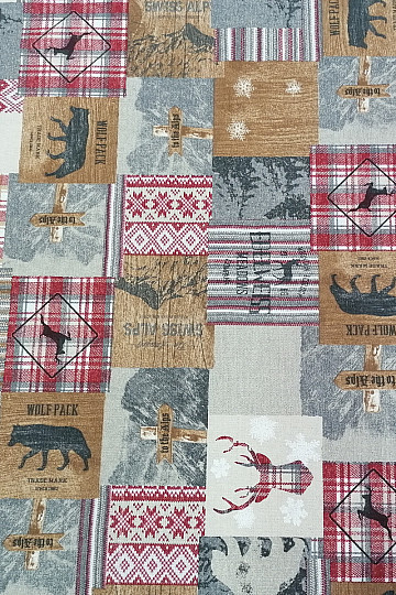 Decorative fabric  call of the wilderness