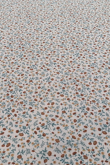 ELEONI cotton fabric, turquoise