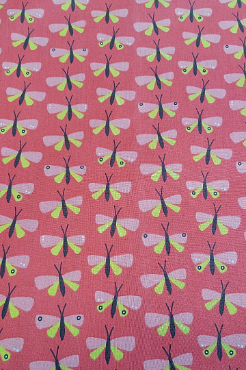 Cotton fabric BUTTERFLIES