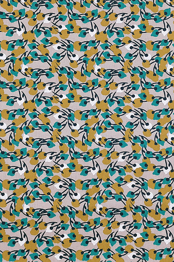 Cotton fabric KISNEK flowers