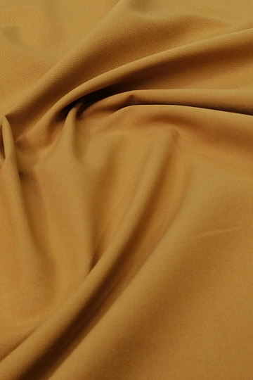 Cotton fabric UNI MUSTARD coarse cotton 220g