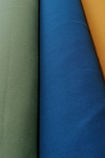 Cotton fabric UNI KHAKI coarse cotton 220g