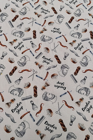 Cotton fabric BARBERRY