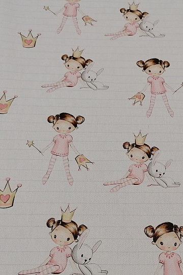 Children's decorative fabric LITTLE PRINCESS