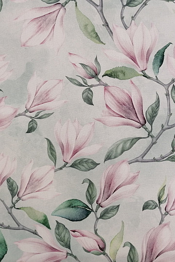 Decorative fabric MAGNOLIA green