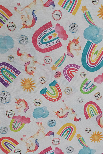 Decorative fabric Unicorns