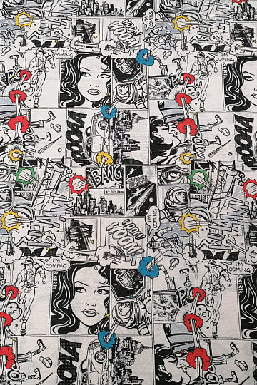 Decorative fabric KOMIKS IM-COMING