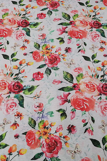 Decorative fabric ZAIDA FLOWERS