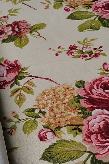 Decorative fabric ROSES CORNWALL
