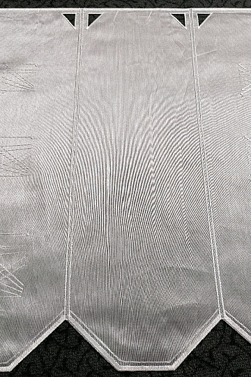 Stained glass curtain - embroidered 384