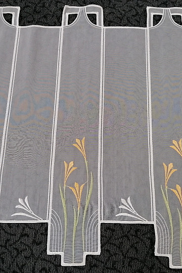 Stained glass curtain - voile 46