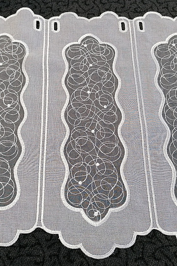 Stained glass curtain - embroidered 28865