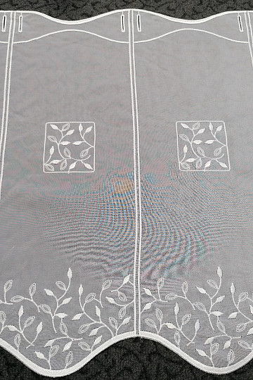 Stained glass curtain - voile with embroidery 550/045