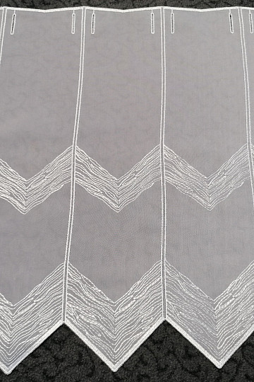 Stained glass curtain - voile with embroidery 261910