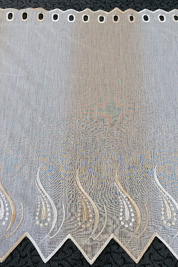 Stained glass curtain - embroidered W21996
