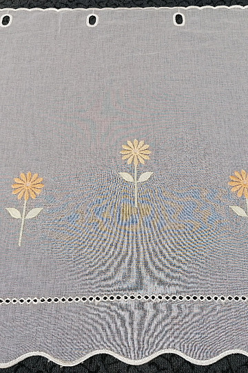 Stained glass curtain - embroidered W / 49020