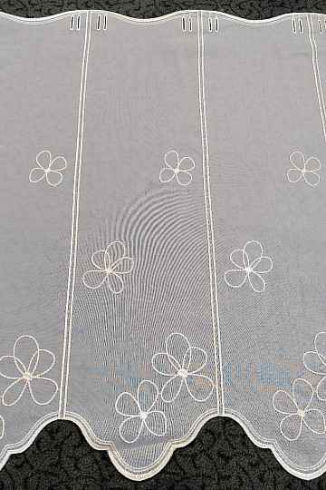 Stained glass curtain - embroidered 1118