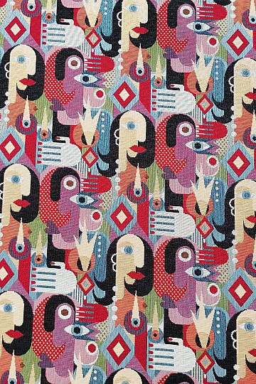 ART FACE tapestry fabric