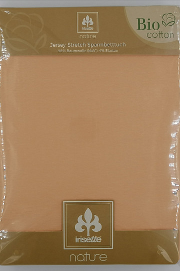 Jersey sheet BAMBOO - BIO COTTON apricot
