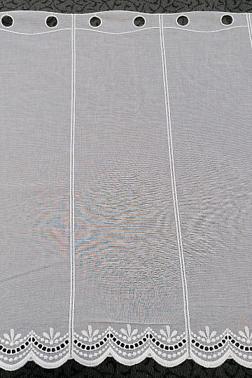 Stained glass curtain - with embroidery 26202