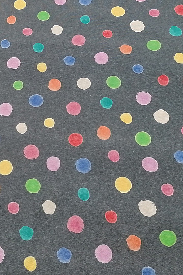 Decorative fabric COLORED DOTS