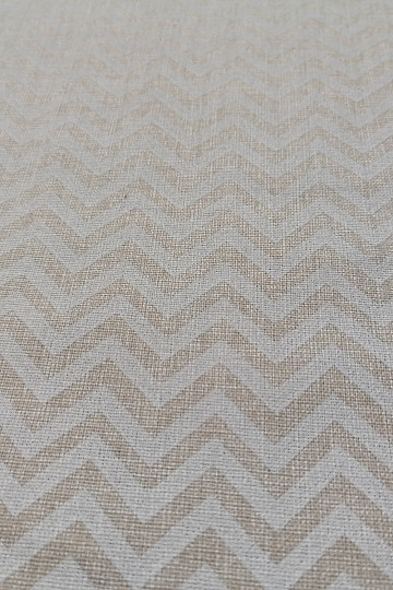 Zigzag cotton fabric
