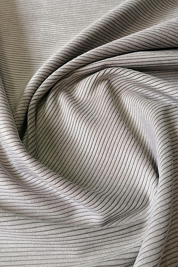 upholstery fabric RIB PEWTER light beige