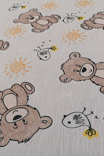 Decorative fabric BLACK-OUT Teddy bears