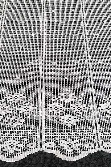 Short jacquard curtain 115 cm