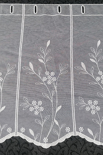 Stained glass curtain embroidered 11443
