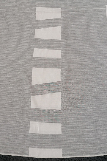 Luxury light cream curtain 11148