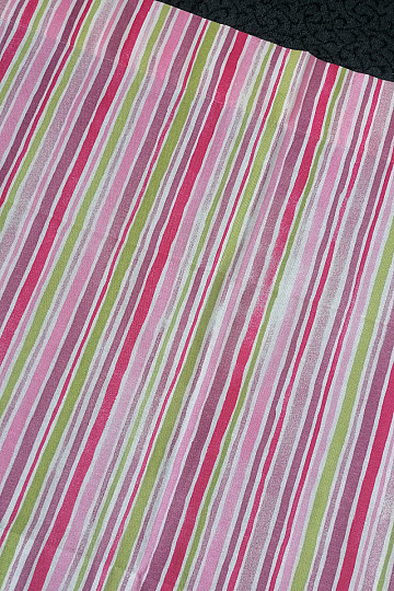 Decorative curtain Stripes pink 130x248 cm
