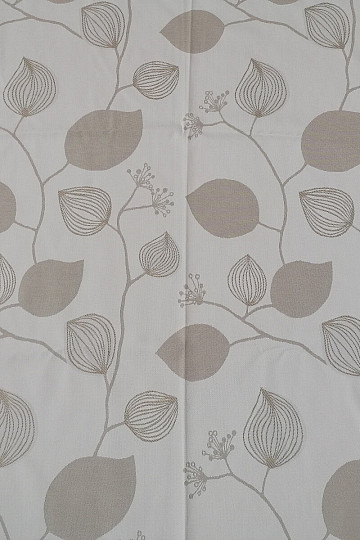Decorative curtain Flowers beige 135x250 cm