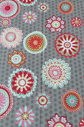 Decorative curtain Mandala flower -130x245 cm