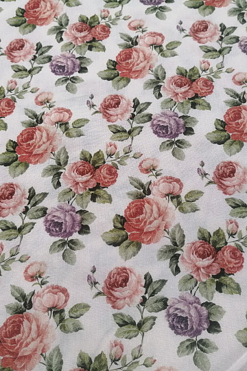 CEREZA ROSES cotton fabric