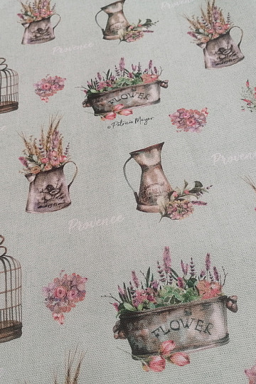 Decorative fabric PROVANCE-G green
