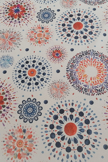 Decorative fabric VARANASI-I white